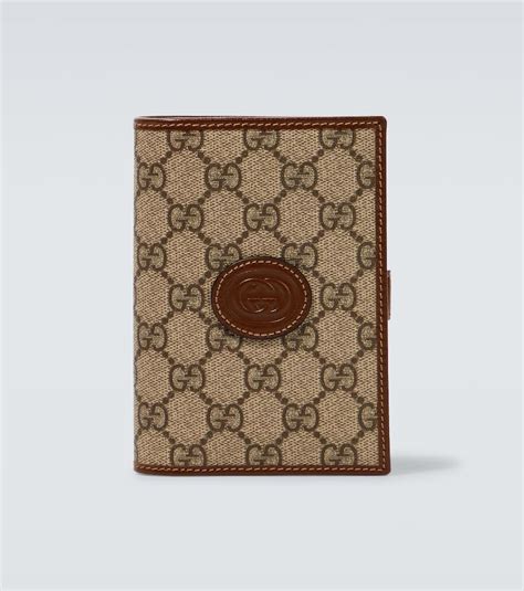 gucci supreme passport holder|luxury leather passport holder.